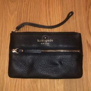 Kate Spade Black Wristlet